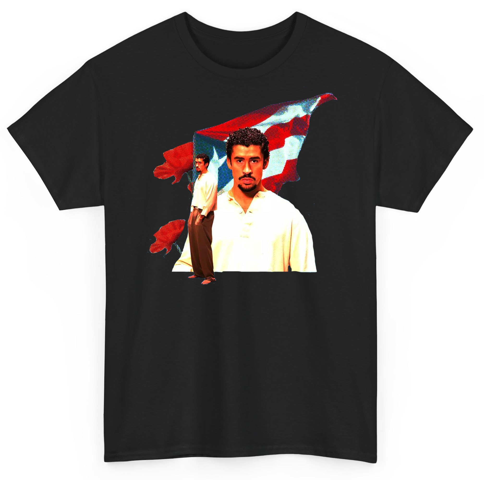 Bad Bunny Benito Bowl Puerto Rico Flag T shirt