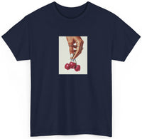 Woman Holding Cherries T shirt