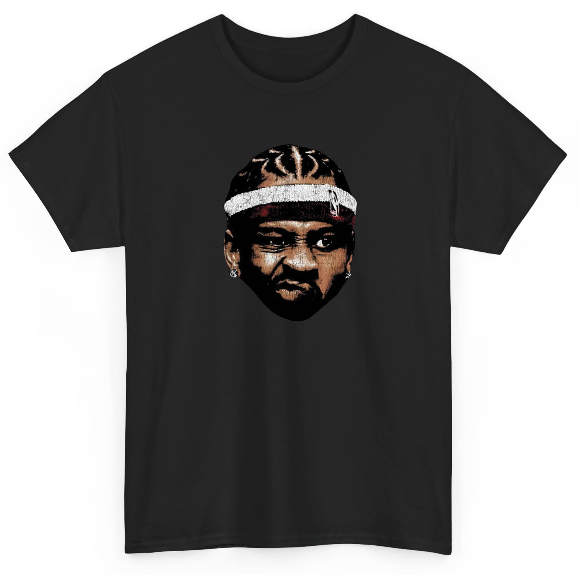 Allen Iverson Head Face Sixers T-shirt