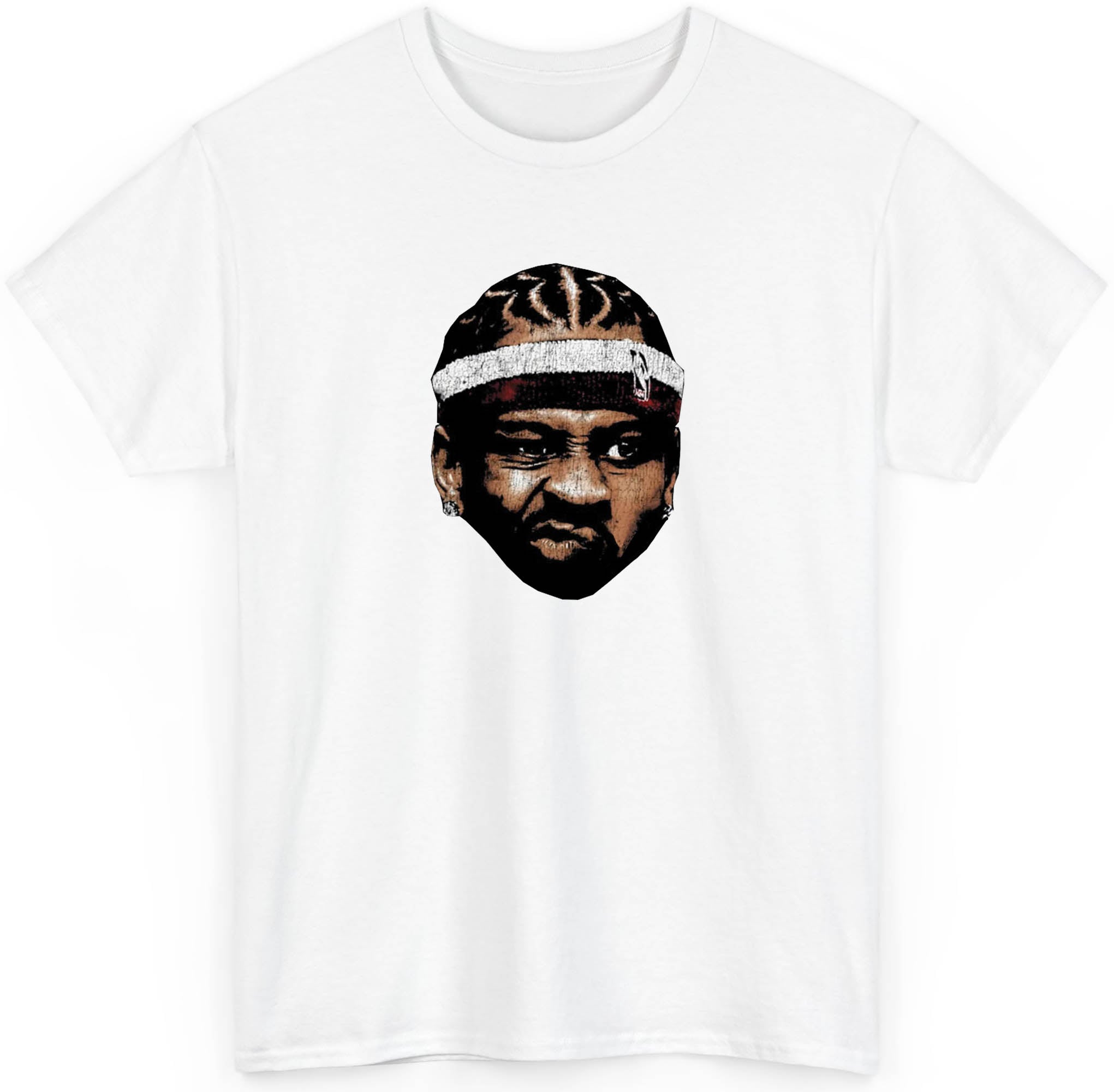 Allen Iverson Head Face Sixers T-shirt