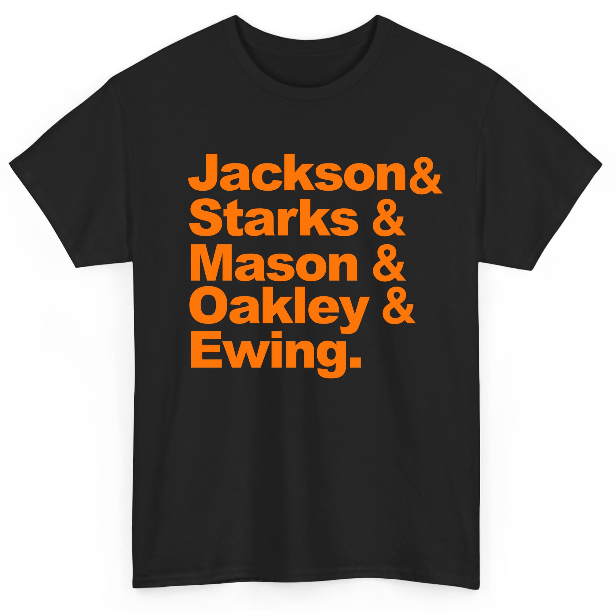 90s New York Knicks Team Members T-shirt