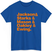 90s New York Knicks Team Members T-shirt