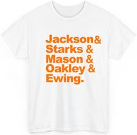 90s New York Knicks Team Members T-shirt