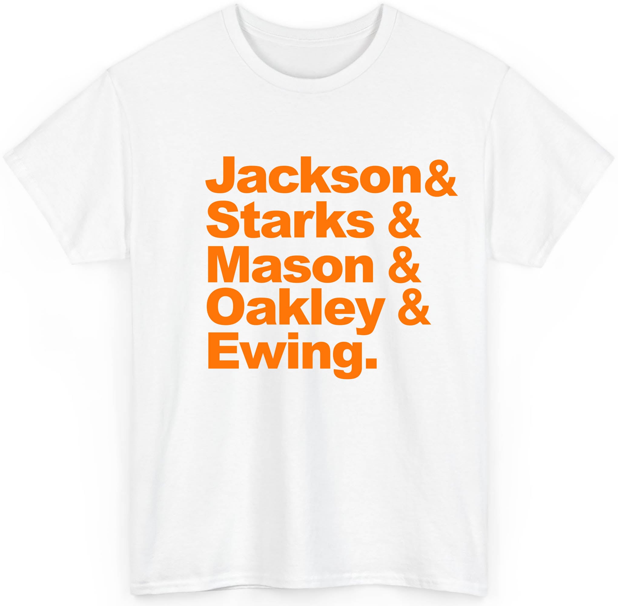 90s New York Knicks Team Members T-shirt