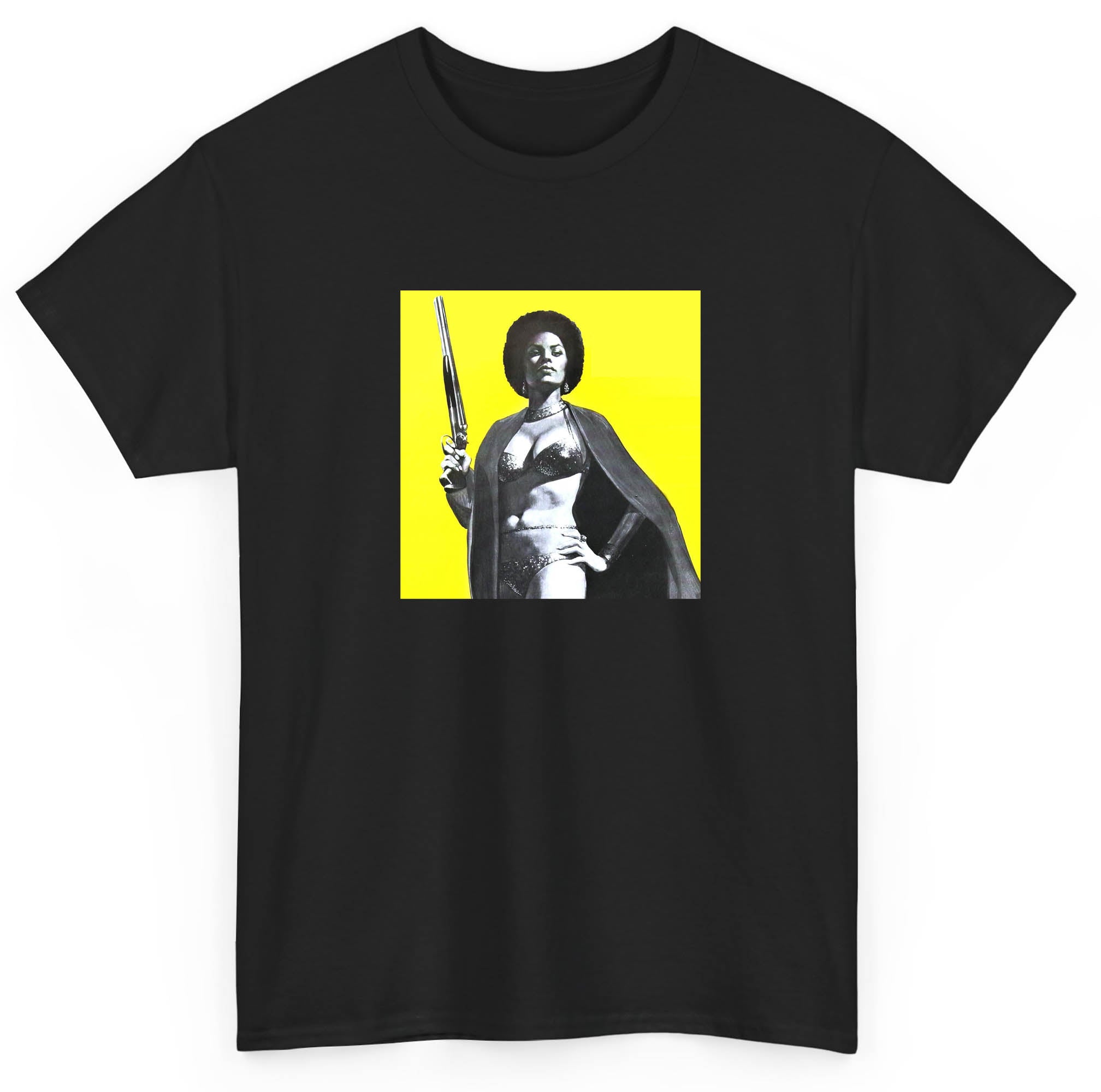 Pam Foxy Grier Brown Coffy T Shirt