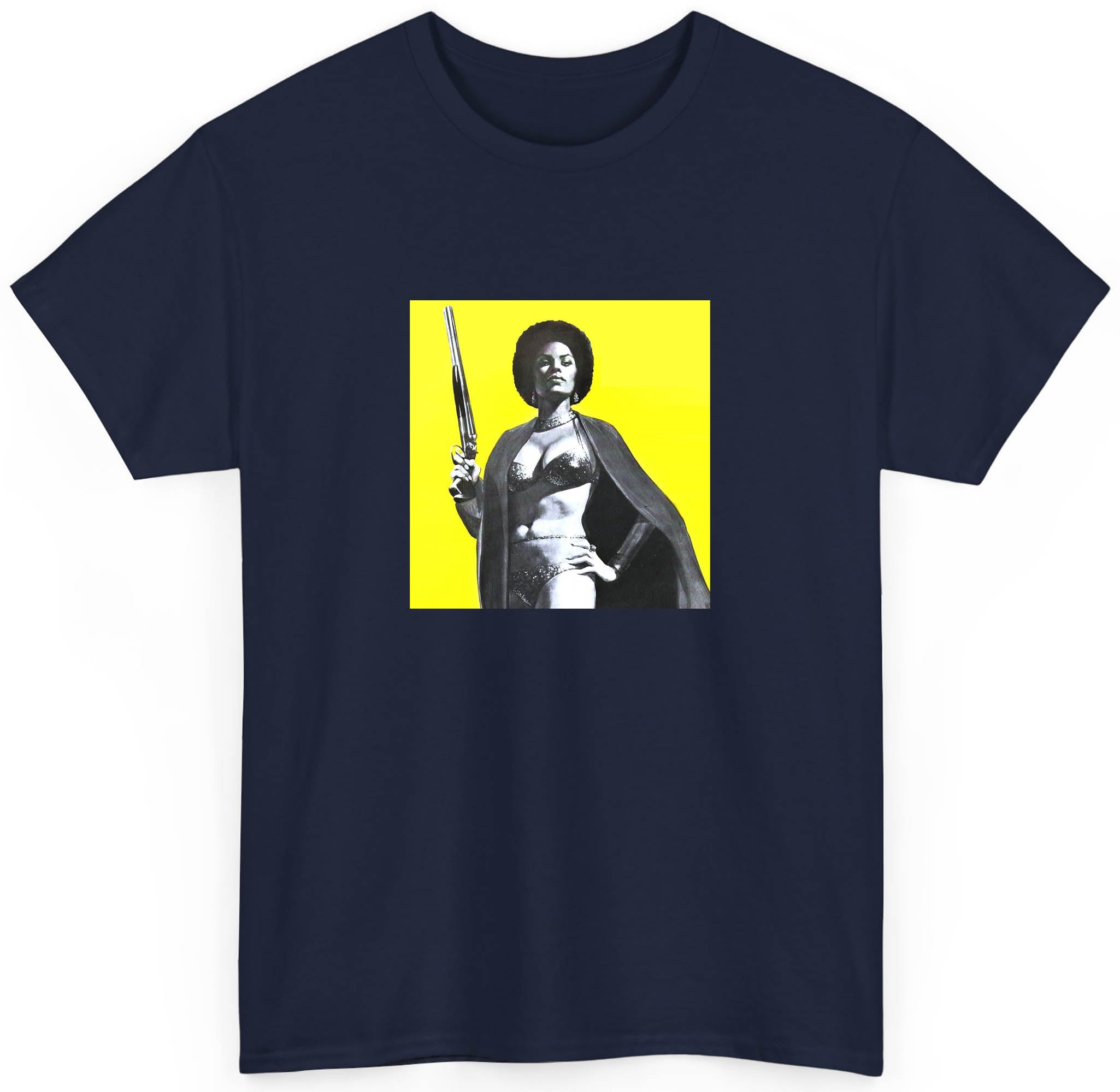 Pam Foxy Grier Brown Coffy T Shirt