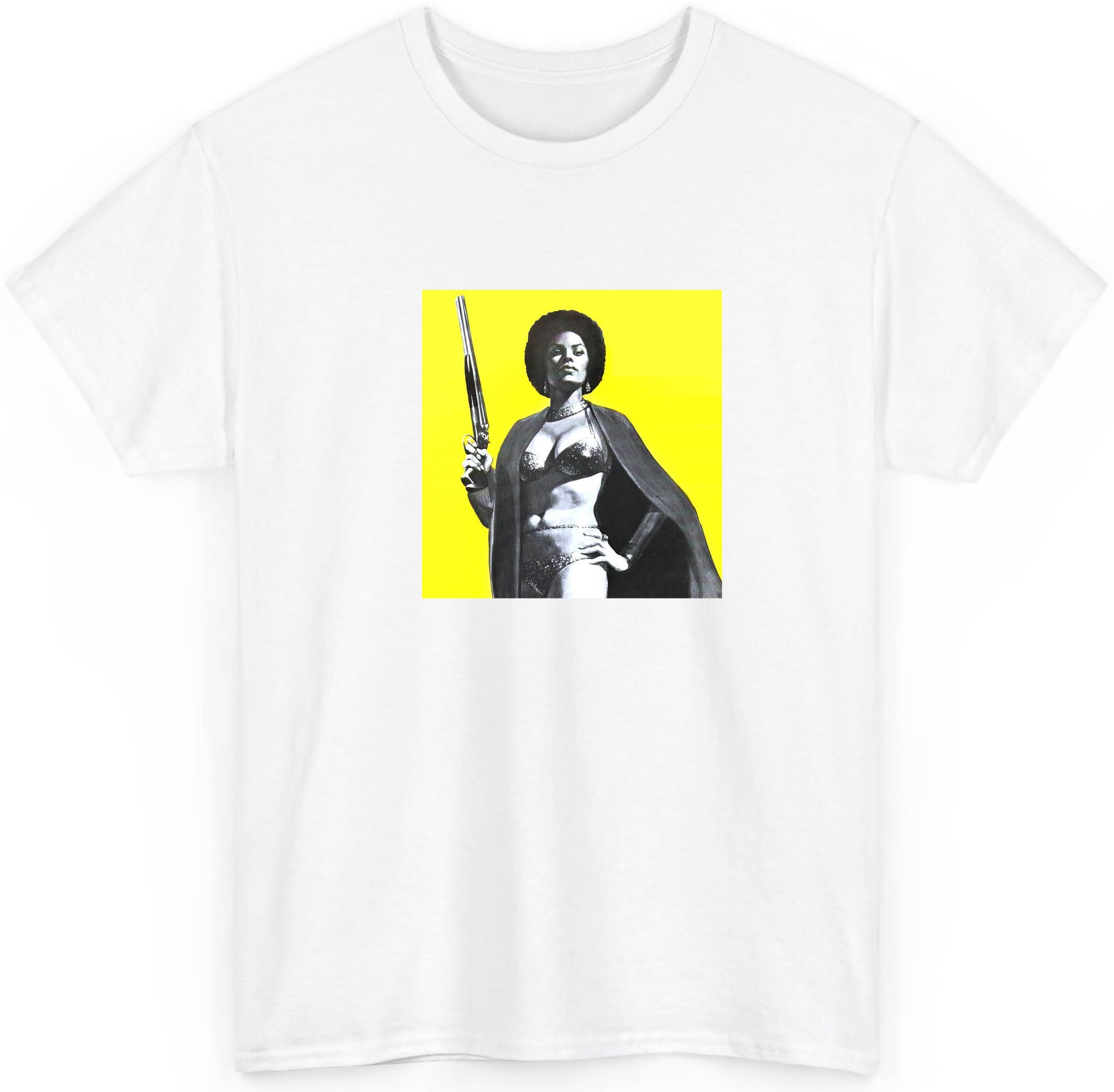 Pam Foxy Grier Brown Coffy T Shirt