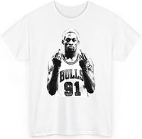 Dennis Rodman Bulls FU T-shirt