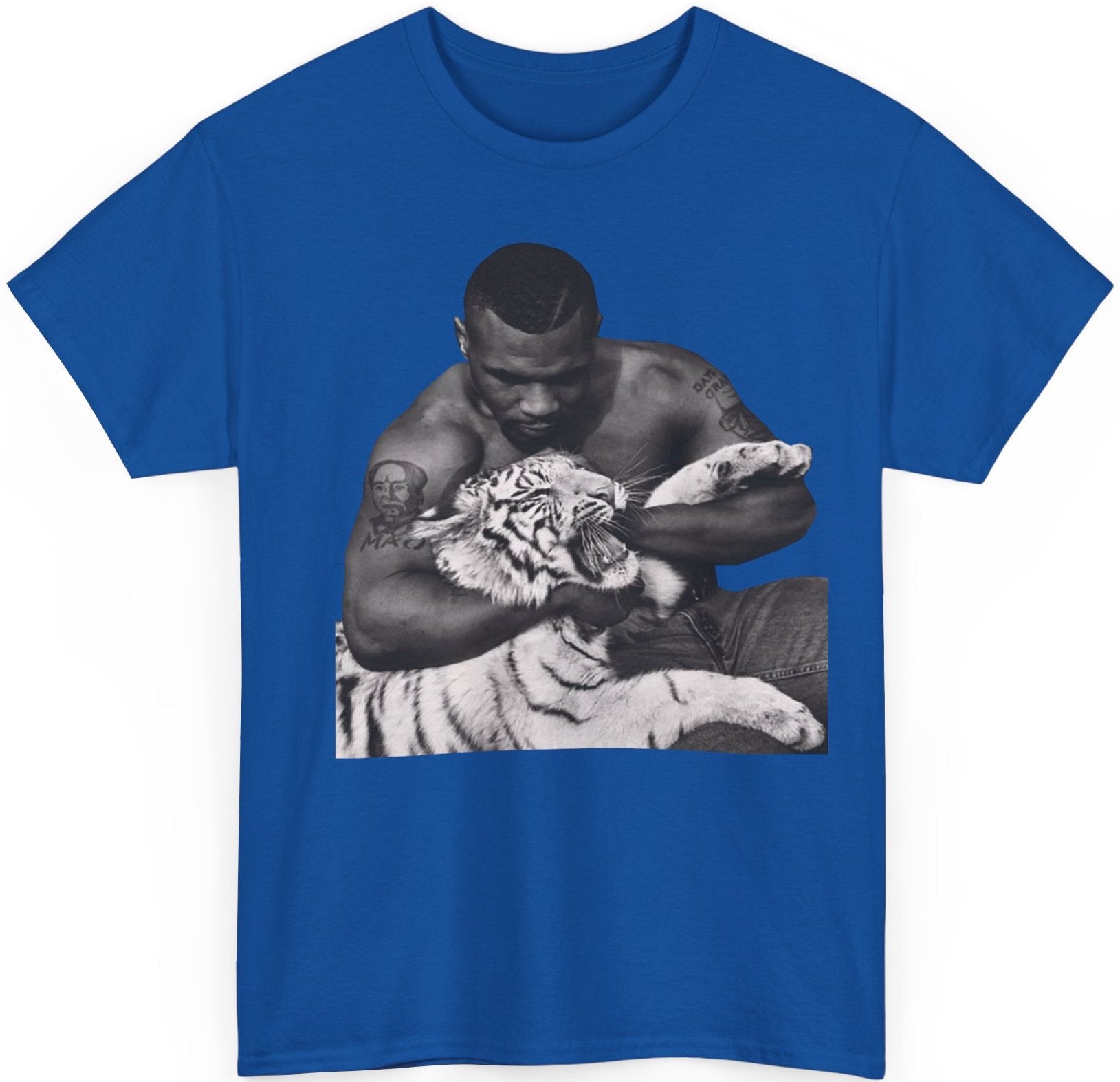 Mike Tyson With Tiger T-shirt