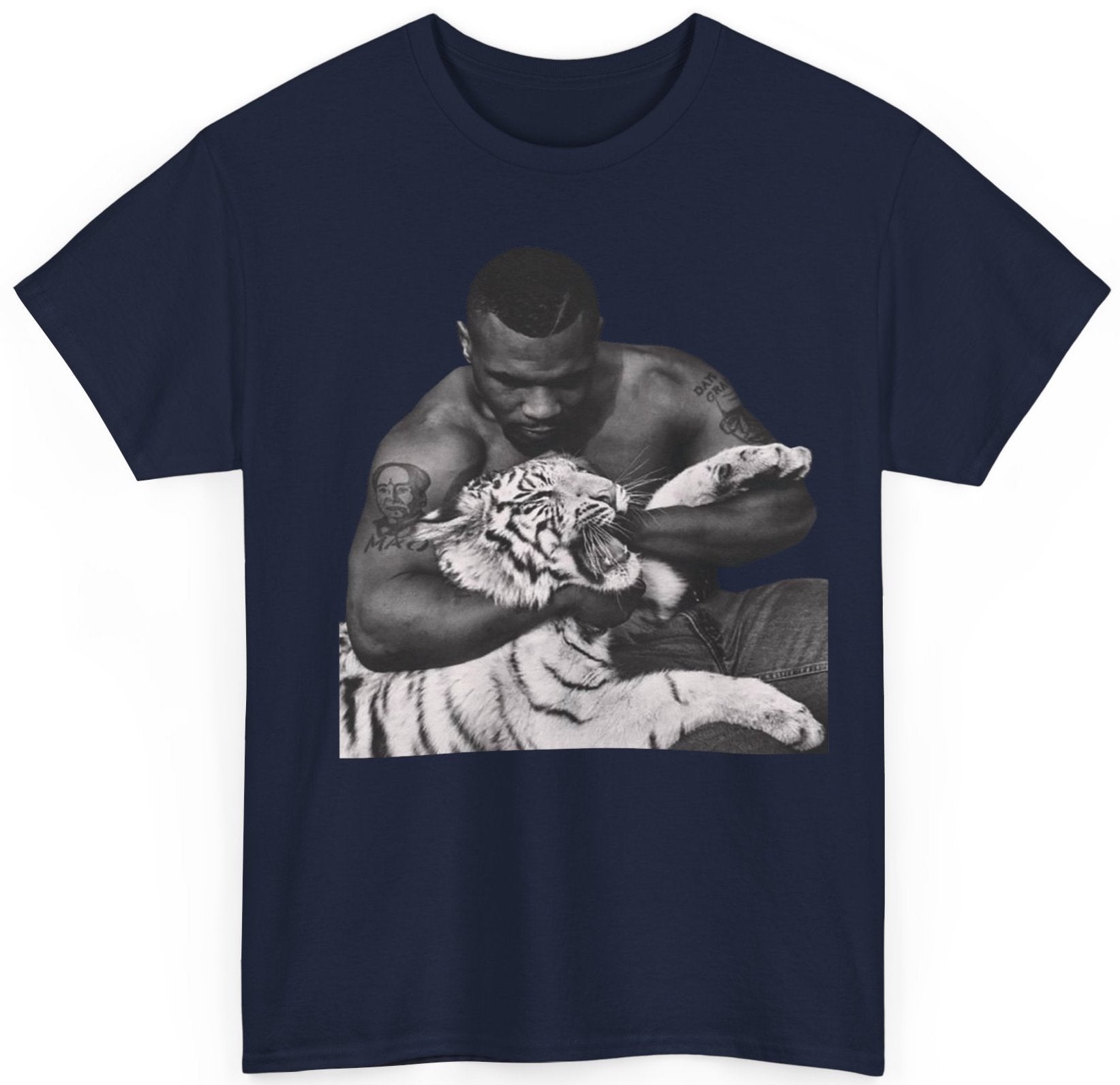 Mike Tyson With Tiger T-shirt