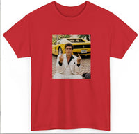 Scarface Tony Montana Yellow Ferrari Middle Finger T shirt