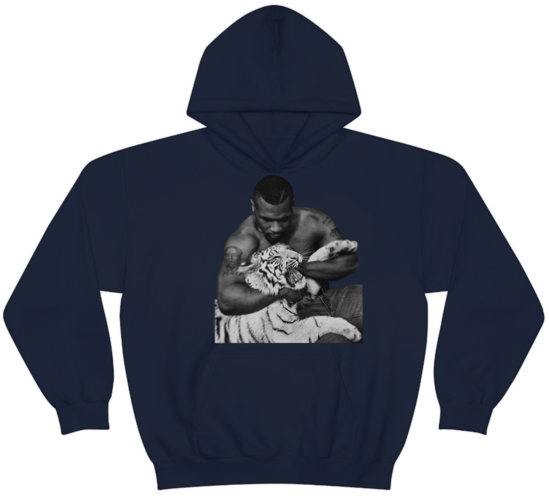 Mike Tyson With Tiger Hoodie