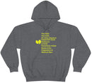 Wu Tang Clan Names of Members Hoodie