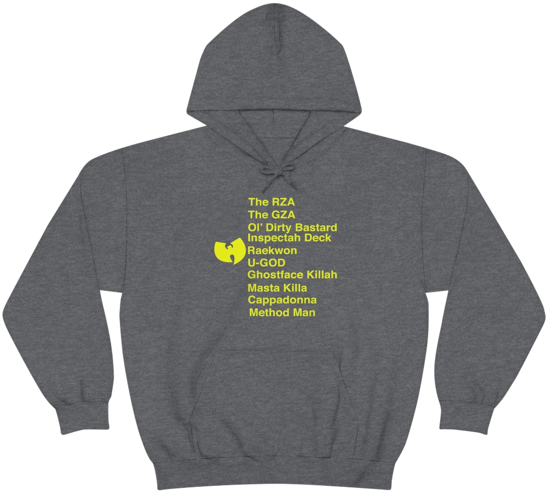 Wu Tang Clan Names of Members Hoodie